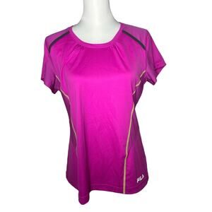 Fila Sport Tee Shirt Pink Size Large Running